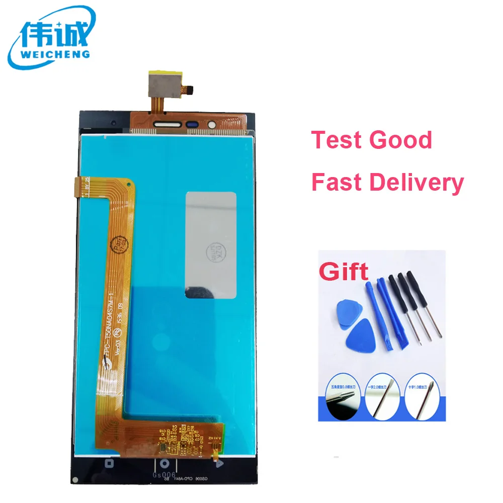 

WEICHENG Tested Well For Highscreen Boost 3 LCD Touch Screen Digitizer Assembly Black for Highscreen boost 3 Pro lcd+Free Tools