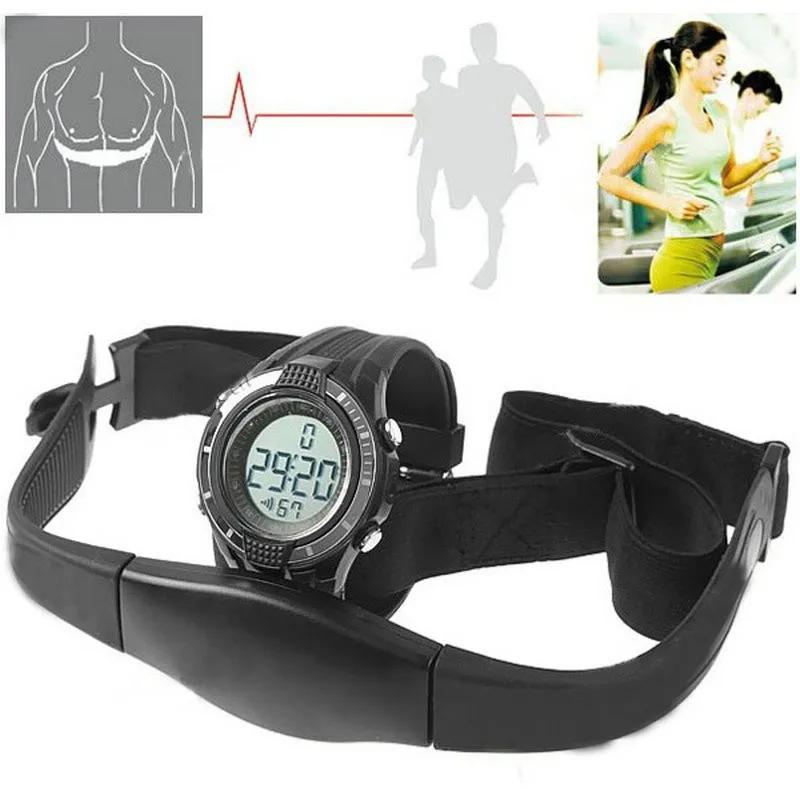 Часы мужские Беспроводные с пульсометром и ремешком на груди|orologio man|orologio