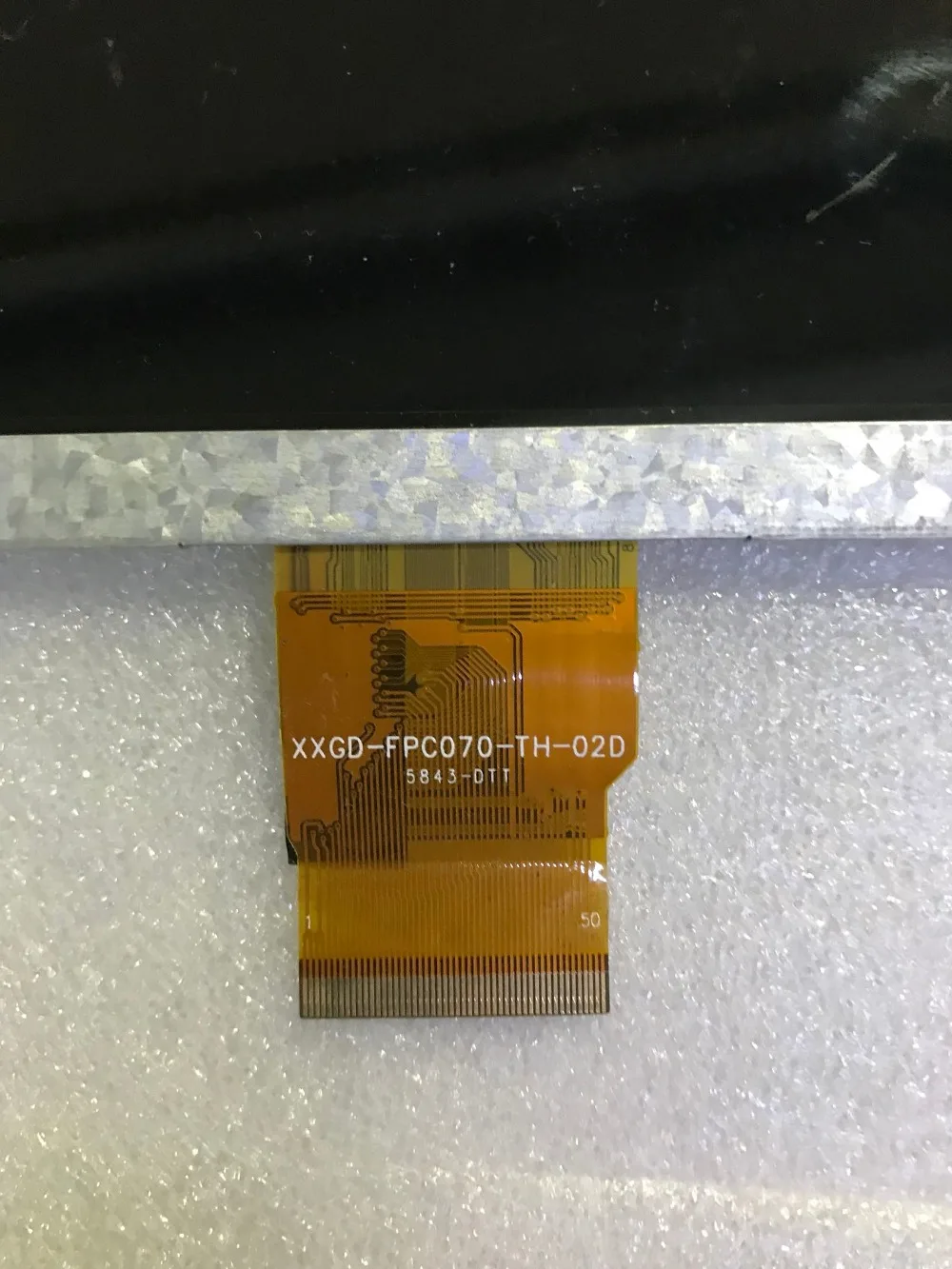 Polegada Compatível 50pin Xxgd-fpc070-th02d Lcd Exibe a Tela 7 - Imagem 2