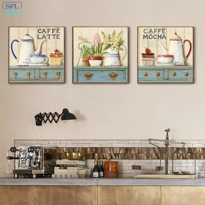 SPLSPL-Nordic-Girls-Room-Decor-Hand-Drawn-Decorative-Picture-Coffee-Latte-Watercolor-Flower-Wall-Art-Canvas (2)