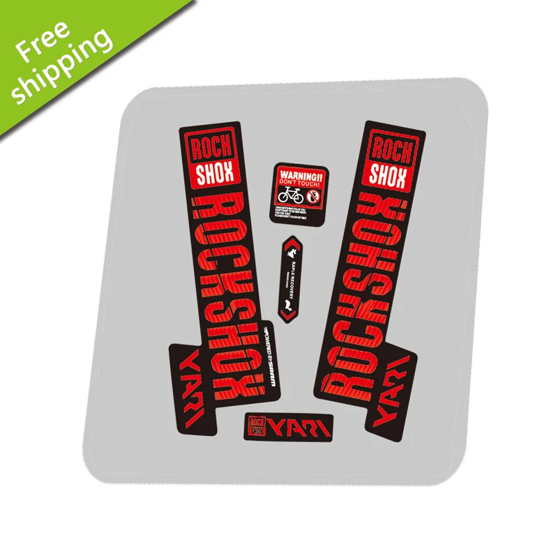 

ROCK SHOX YARI 2018 fork frame protection vinyl Stickers replacement Decals for Mountain bike bicycle front fork free shipping