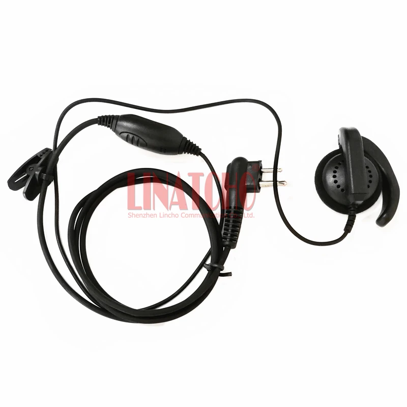 

G Earphone Earpiece Headset Mic for mag one A6 A8 GP2000 GP3688 Radio Security 2 Pin Walkie Talkie