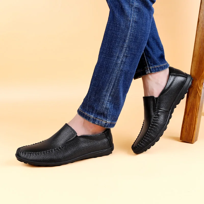 Da dark Mocassins Tamanho Black Fur Fur Casuais Masculinos Brown Condução De Brown Grande Moda Homens Apartamentos black Couro dark Genuíno Chaussures Verão Sapatos ZSaEwnOIqS