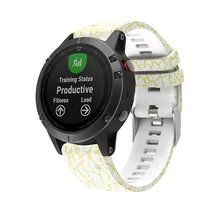 Сменный силиконовый мягкий ремешок для часов Garmin Fenix 5 QG4 Professional La moda de Correa ремешок 22 мм