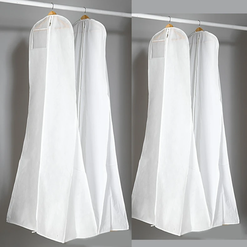 180cm Long High Quality Train Wedding Dess Dust Bag Evening 180cm Long High Quality Train Wedding Dess Dust Bag Evening Dress Cover Bridal Garment Storage In Bags From Home Garden On