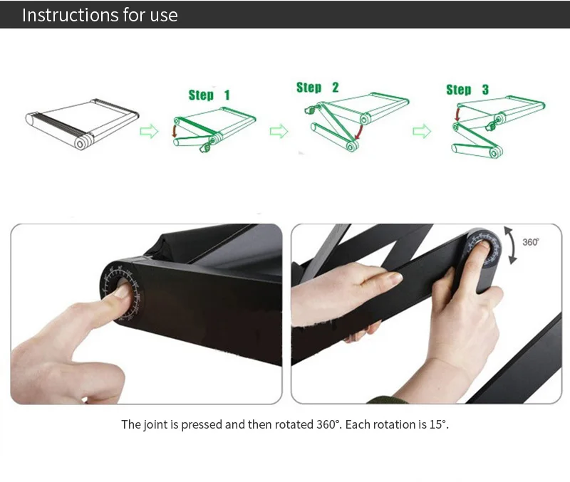 MICOE переносная Складная регулируемая алюминиевая подставка для ноутбука складной вентилируемый коврик для мыши