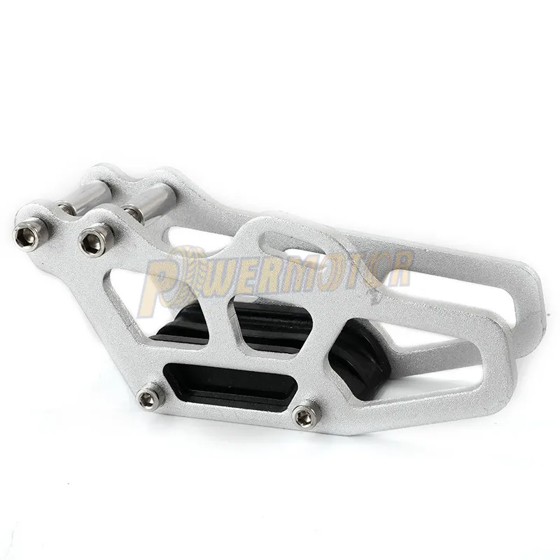 CNC защитный проводник цепи протектор ролика грязи для Honda CR CRF 125 250 450R внедорожных мотокросса украшения и молдинги - Цвет: Silver