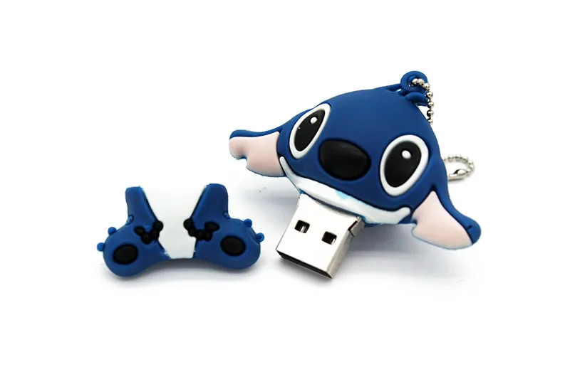 Jaster lovely Cartoon Lilo& Stitch USB флеш-накопители 64 ГБ 32 ГБ 16 ГБ 8 ГБ 4 ГБ флеш-накопитель карта памяти флешки в подарок