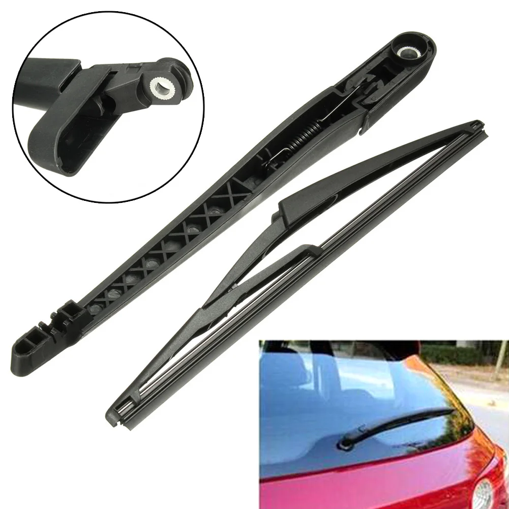 Rear Window Windshield Wiper Blades Arm Set for VAUXHALL OPEL CORSA D