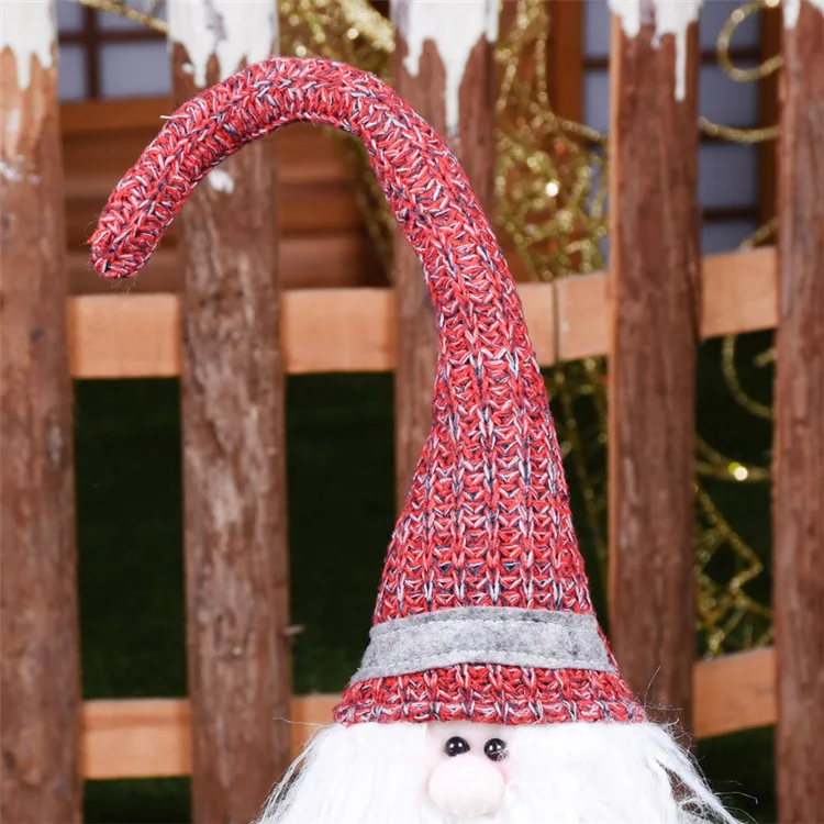 Navidad Декор Рождественский подарок прекрасная кукла рудолф Рождественское украшение для дома сидящий гном счастливый Рождественский подарок для детей