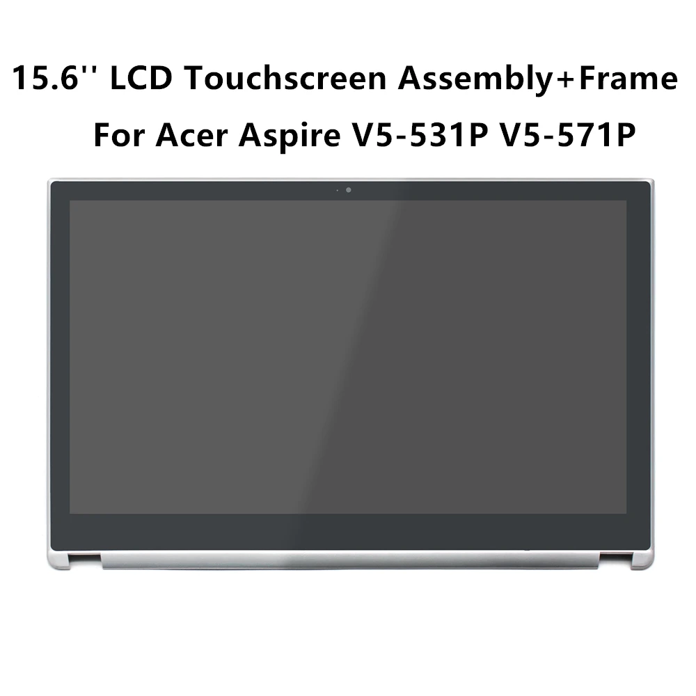 FTDLCD 15 6 LCD Touchscreen Digitizer Assembly with Frame B156XTN03 1 For font b Acer b