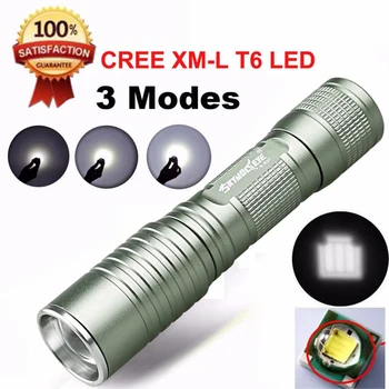 

MUQGEW 3 Modes CREE XML T6 LED 14500/AA Flashlight Torch Lamp Bright Illumination Portable Outdoor Brand New Focus 4000 Lumens