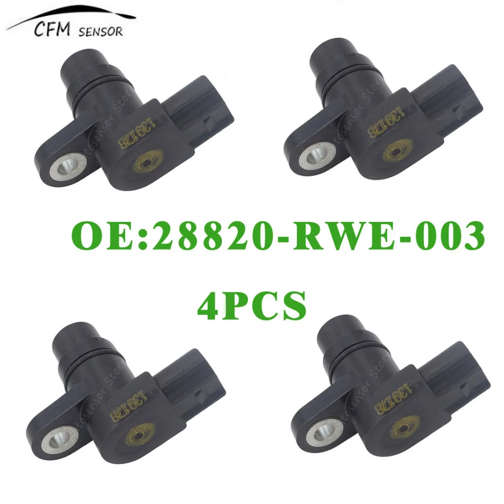 4pcs New 28820 RWE 003 Speed Sensor For Acura MDX RDX RL TL Honda CR V