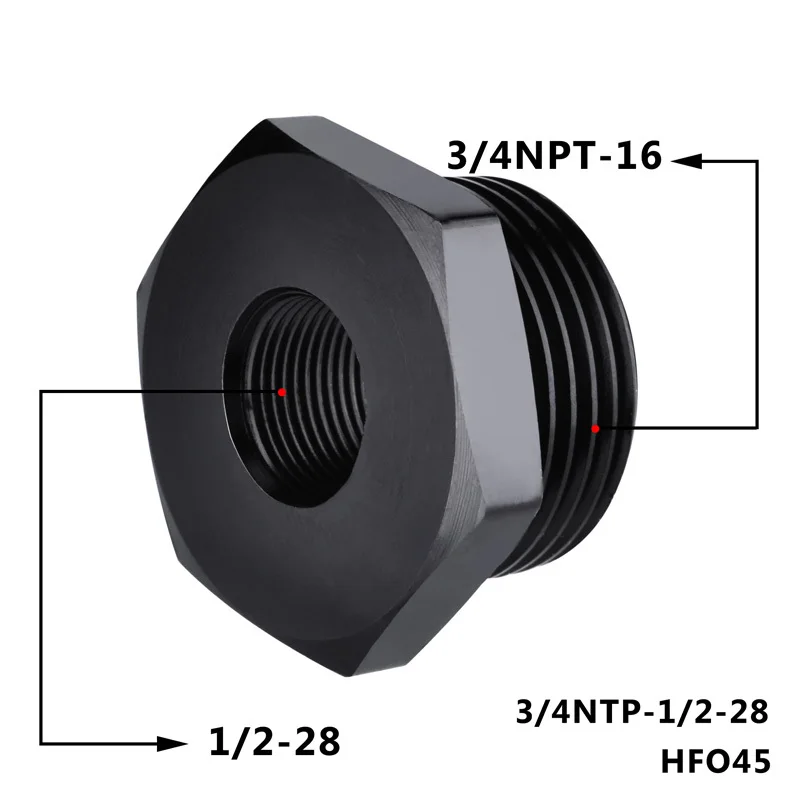 SPEEDWOW масляный фильтр Резьбовой Адаптер 1/ 28 24 до 3/4 NPT 5/8 16 5 8/24 13/16 16NPT алюминиевый