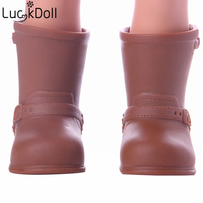 LUCKDOLL/обувь принцессы с круглым носком подходит для 18 дюймов американский размер