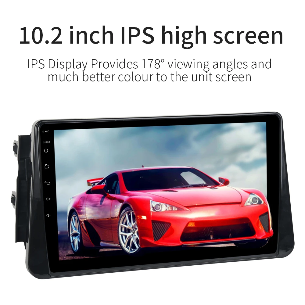 Top Dasaita Android 9.0 Car Radio for Nissan Kicks Micra 2014 2015 2016 2017 Autoandroid Multimedia Player with 10.2" IPS Screen 2