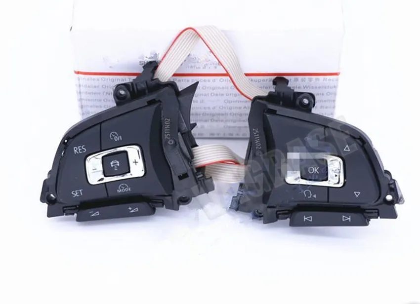 Multifunctional Steering Wheel Button Key with ACC MFSW Steer Switch for Golf 7 mk7 Sportsvan