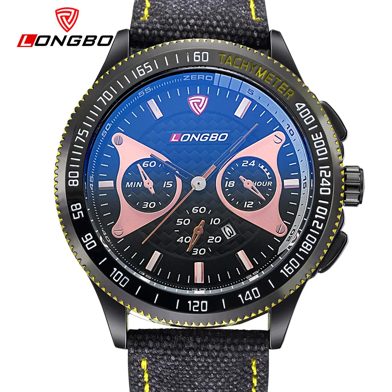 2016 Mens Watches Top Brand Luxury LONGBO Men s Sport Military Watch 