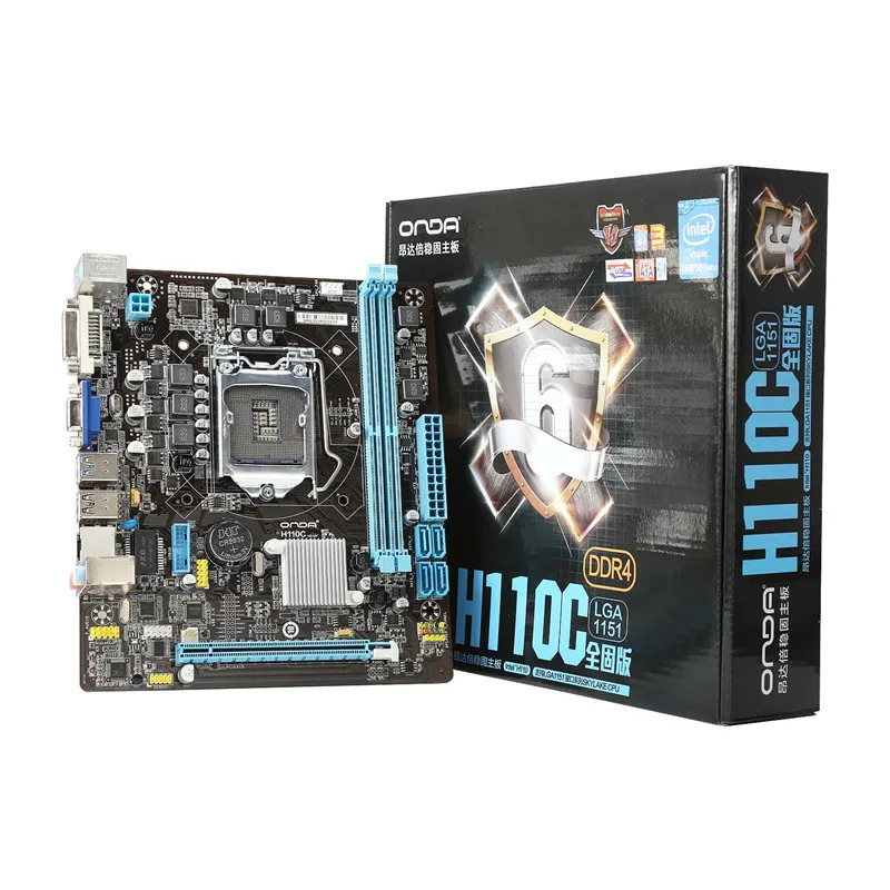 Onda H110C Motherboard Mainboard Systemboard for Intel H110/LGA 1151 mATX SATA USB 3.0 DDR4 Dual Channel for Desktop Computer high end intel x79 lga 2011 motherboard micro atx lga2011 desktop mainboard usb3 0 ddr3 1333 1600 quad channel max 32g