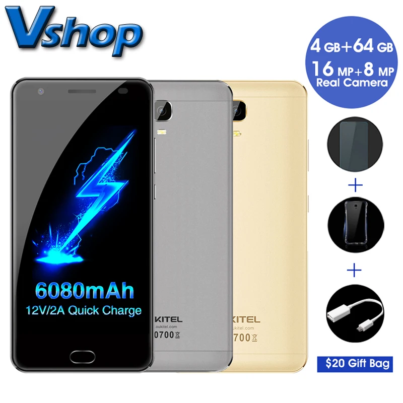 bilder für Original OUKITEL K6000 Plus 4G Handys Android 7.0 4 GB RAM 64 GB ROM 1080 P 16.0MP Kamera 5,5 zoll Dual SIM Handys bilder für Original OUKITEL K6000 Plus 4G Handys Android 7.0 4 GB RAM 64 GB ROM 1080 P 16.0MP Kamera 5,5 zoll Dual SIM Handys