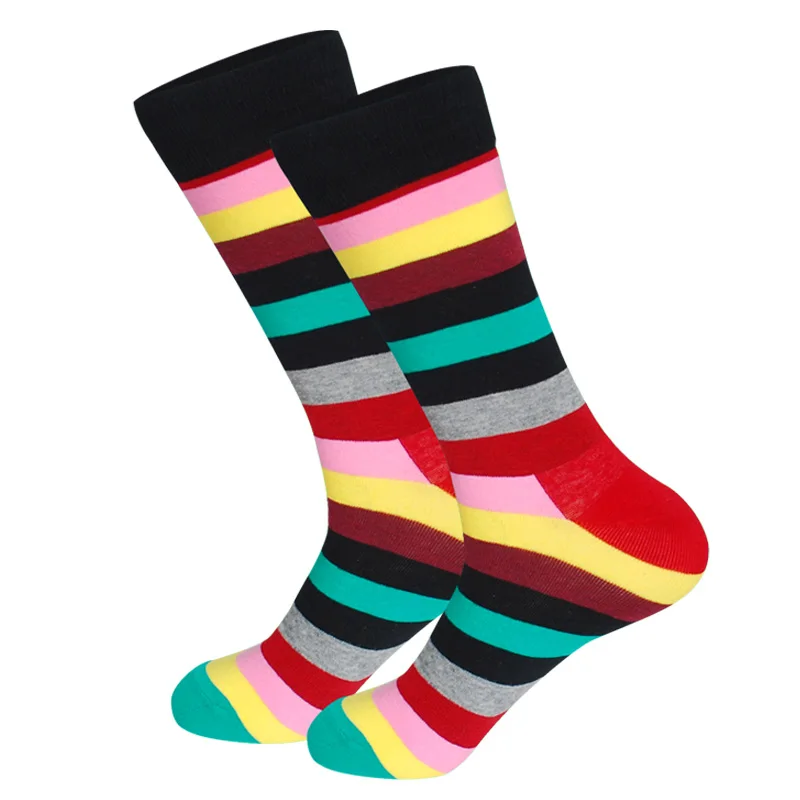 Мужские забавные носки, 26 цветов, Космический человек, хот-дог, арбуз, Покемон, новинка, носки из чесаного хлопка, повседневные носки - Цвет: 1808-2