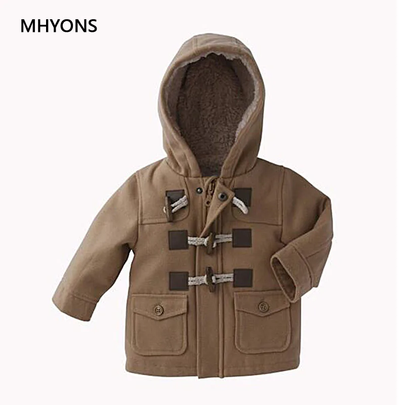 

Baby Boys Jacket 2018 Autumn Winter Jackets For Boys Infant Coat Kids Warm Wool Outerwear Coat For Boys Cothes Children Jacket