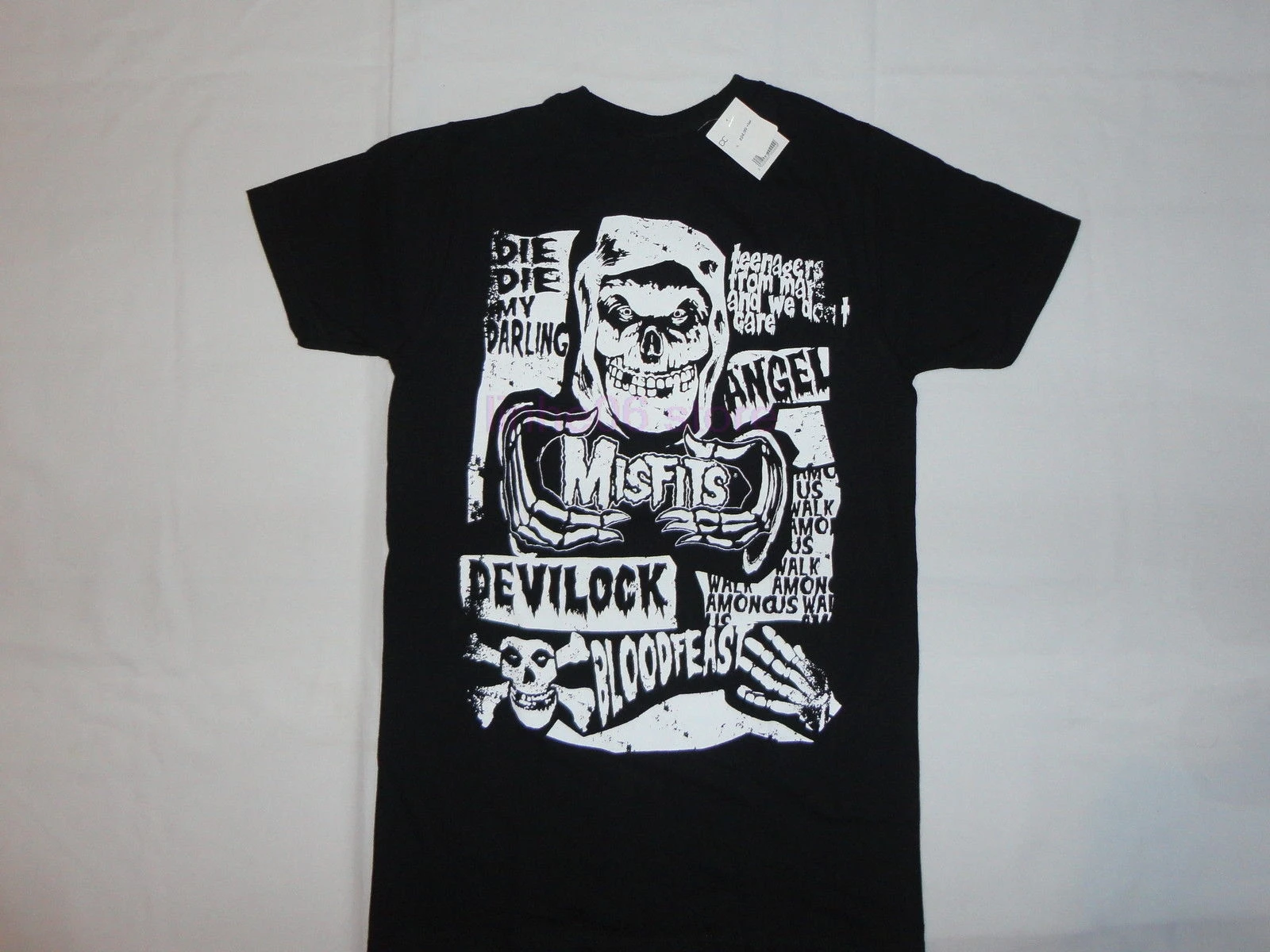 The Misfits череп новая футболка S-3XL ужас злодей Металл Панк Рок Данциг Для мужчин 2019
