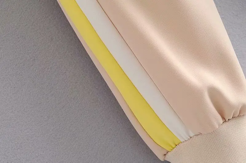 Women casual ankle length pants elastic waist side striped design pockets decorate female stylish brand trousers