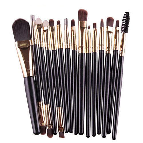 

15x Makeup Set Powder Foundation Eyeshadow Eyebrow Concealer Lip Cosmetic Brush Fast Shipping