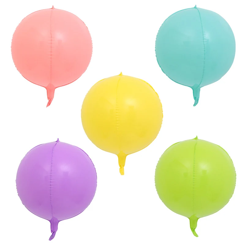 

2PCS 22 inch macaron balloons birthday party decoration wedding supplies candy color Kids Toys Round Aluminum Foil Balloon