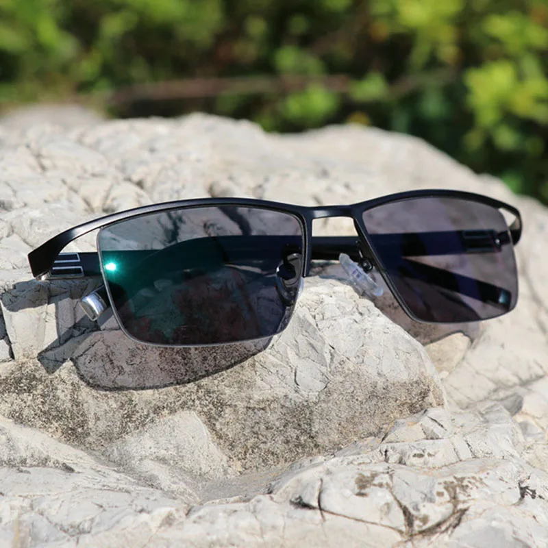 Fashion neutral reading glasses multi-focus progressive reading glasses transition sun optical color changing glasses