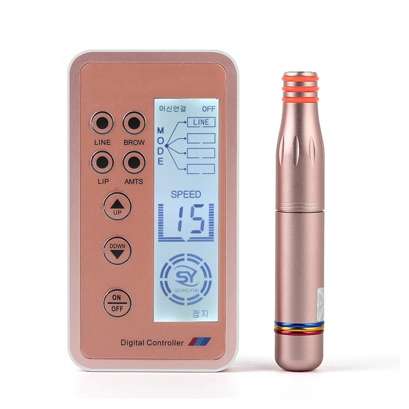

Multi-Function Panel Control Eyebrow Tattoo Machine Permanent Makeup Microblading Pen Machine Kit for Eyebrow Lip Cosmetics Tool