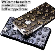 CH13 Genuine Leather Half Wrapped Case For OnePlus 7 Pro(6.67′) Case For OnePlus 7 Pro Cover Phone Case Free Shipping