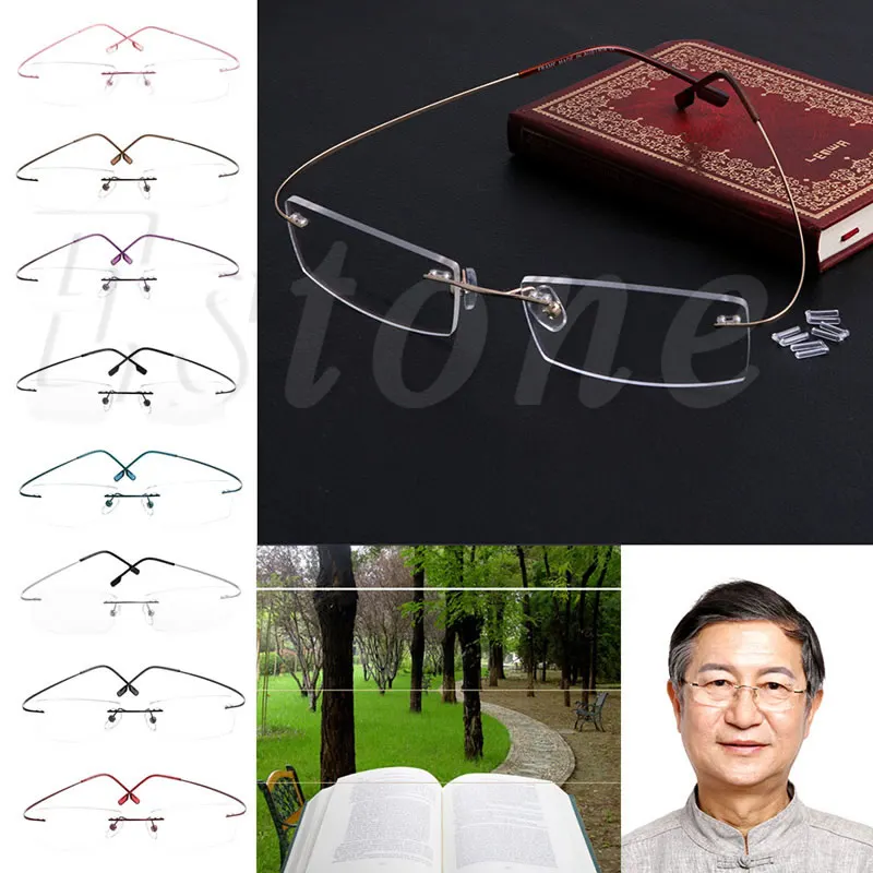 Модные металлические оправы очки зрелищ кадр очки кадров
