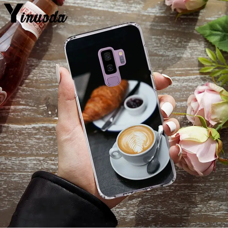 Yinuoda чашка кофе Роскошный Уникальный Дизайн чехол для телефона для samsung S5 S6 S6 edge S6edge Plus S7 S8 S9 Plus чехол - Цвет: A12