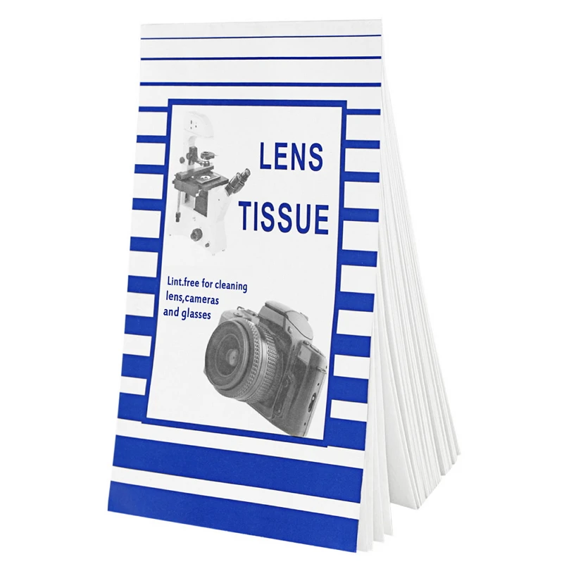 

50 Sheets Universal Soft Camera Lens Optics Tissue Cleaning Clean Paper Wipes Booklet For Canon Sony Camera Lens Filter Glass