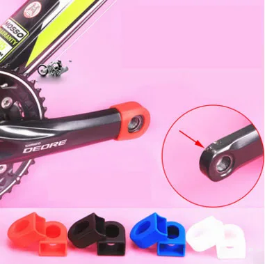 

RISK 2Pcs/set Rubber MTB Bike Bicycle Footswitch Wheel Chainwheel Arm Parts Bicycle Crankset Crank MTB Cap Cover Protector