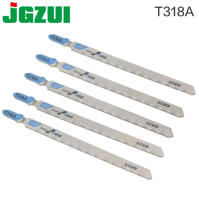  5PCS Saw Blades T318A Clean Cutting For Wood PVC Fibreboard 132mm Reciprocating Saw Blade Power Too