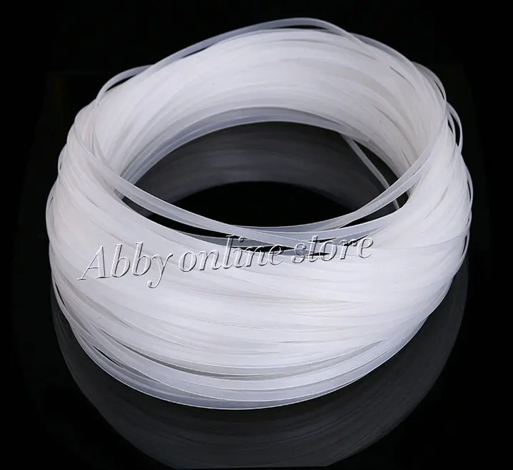 

100 Yards Clear Polyester / Plastic Boning Bra Bone Width0.6cm,Thick 0.16cm
