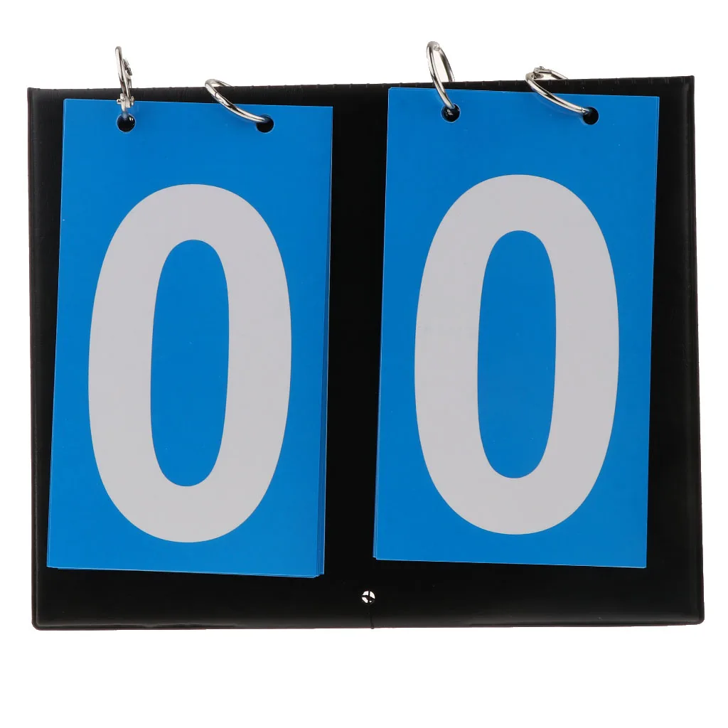  Sporting Goods 2 Digit Portable Table Top Scoreboard Indoor Outdoor Easy-Flip Basketball Football Basketball Scoreboard 