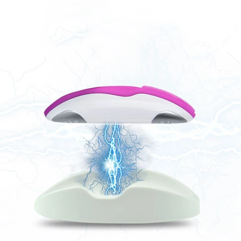 Ion Cleansing Instrument Usb Base Charging Deep Cleansing Facial Electric Cleanser Remove Makeup Residual Dry And Wet Facial C