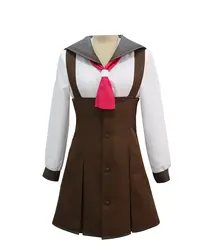 Истории монстров Косплей 2018 костюм на заказ Sengoku Nadeko школьная форма индивидуальный заказ