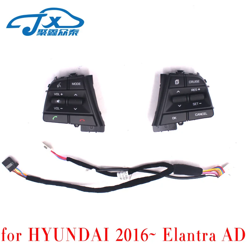

JXZT FOR HYUNDAI Elantra AD 2016~ Years Elantra steering wheel switch Button Left side plus right Elan specific speed cruise