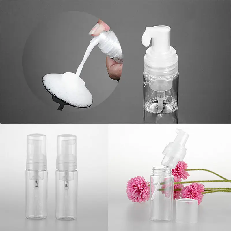 

40-150ml Plastic Empty Soap Shampoo Bottle Mini Portable Refillable Perfume Atomizer Lotion Container Bottle for Camping Travel