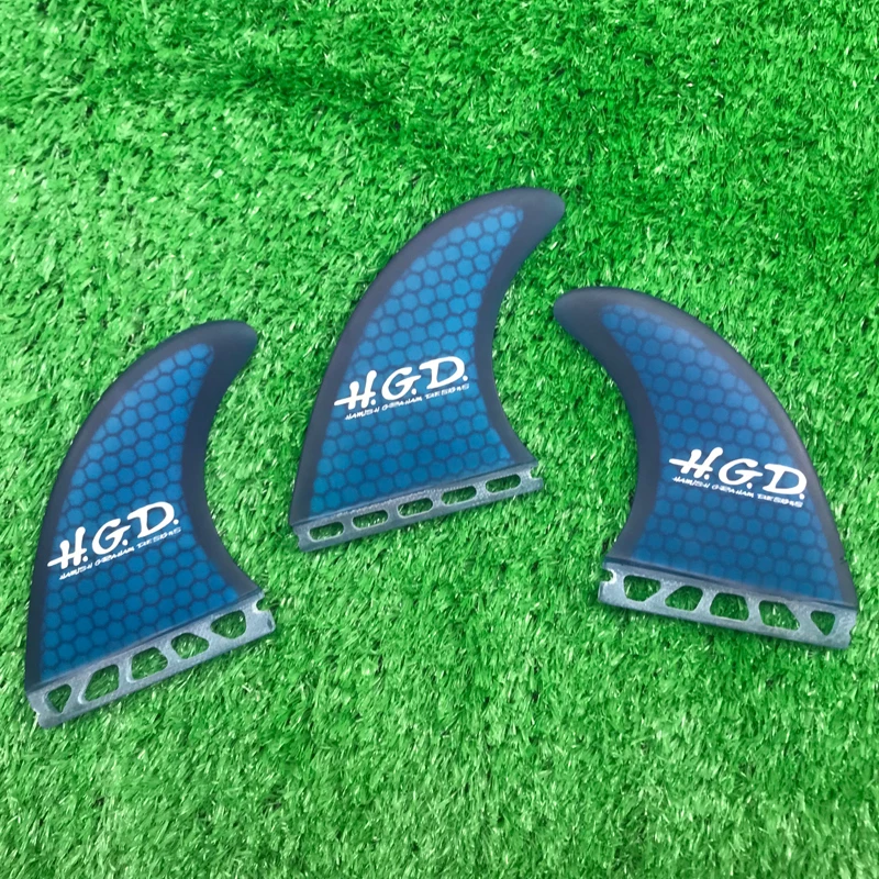 

Blue Honeycomb Fiberglass Future Surfboard Fins Surf Fins For Surfing