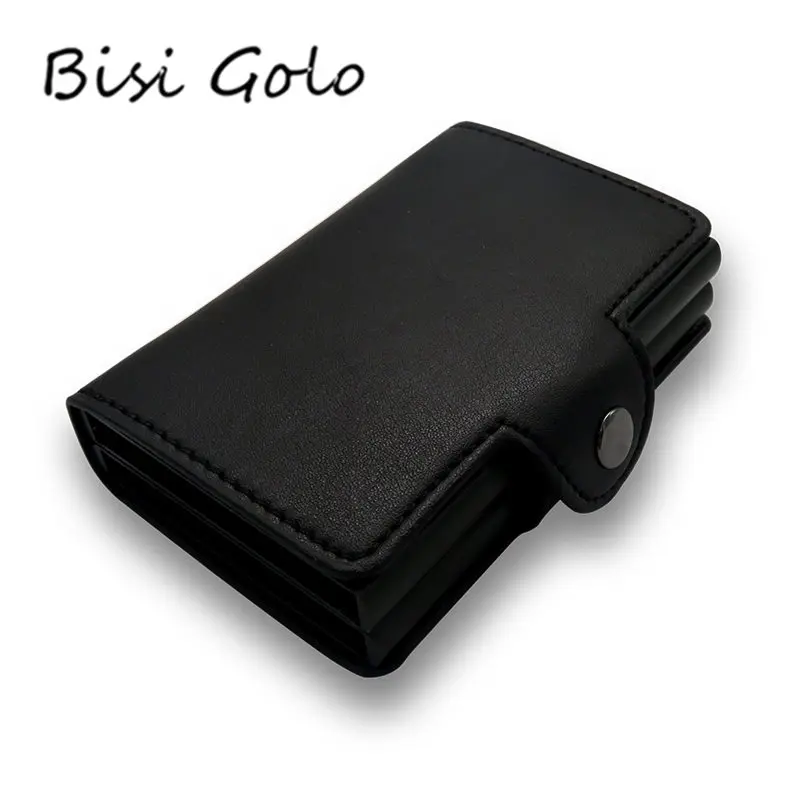 Bisi Goro 2020 металлические держатели для кредитных карт Rfid автоматический набор