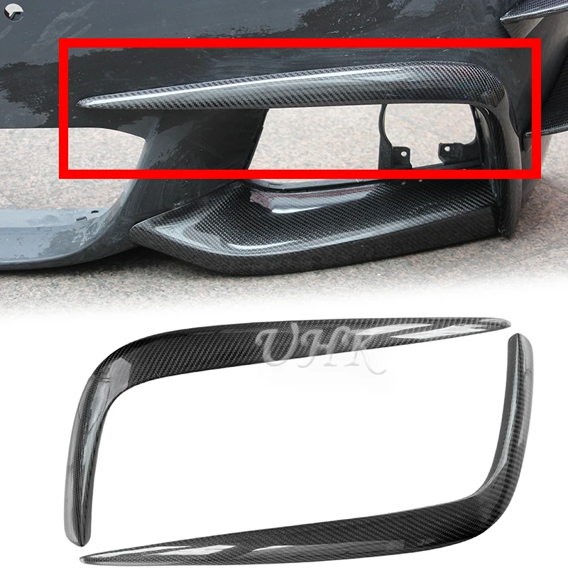 

UHK 1 Pair Carbon Fiber Front Bumper Splitters For BMW 5 Series F10 F18 M-Tech M Performance Accessories Apron Splitter