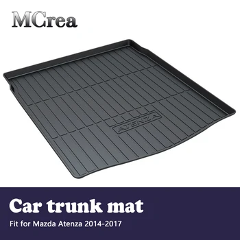

MCrea Auto Car Rear Trunk Mat Cargo Liner For Mazda 6 Atenza 2017-2014 Luggage Mud Tray Carpet Anti Floor Mat Sheet Accessories