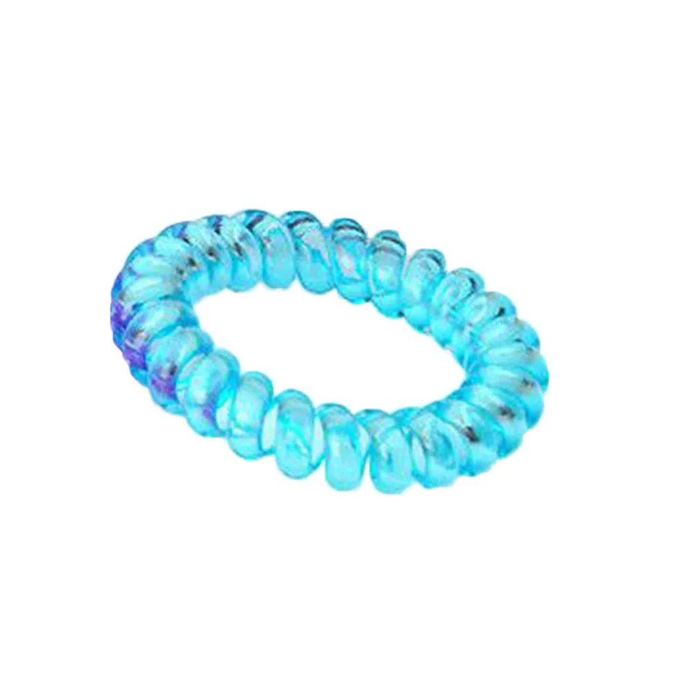 Elastic Hair Bands Fashion Telephone Line Hair Rope Color Random Candy