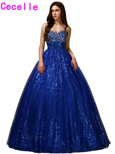 Royal Blue Long Prom Dresses